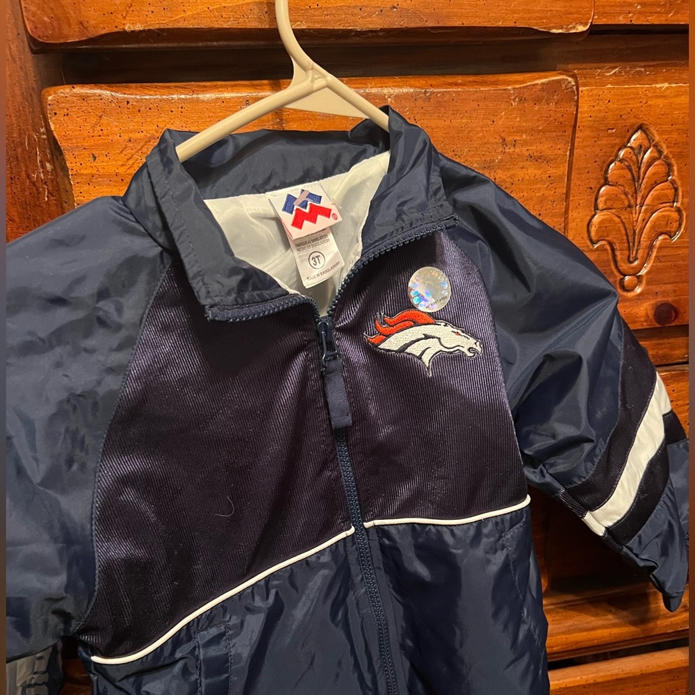 Denver Broncos lightweight jacket NWT- Size 3T